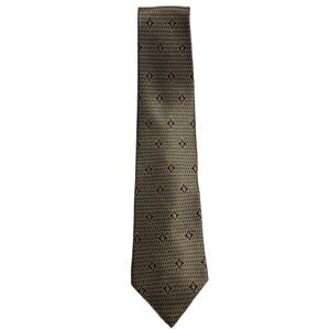 Bill Blass Vintage Tie Extra Long Silk Geometric Style Retro Professional NWT